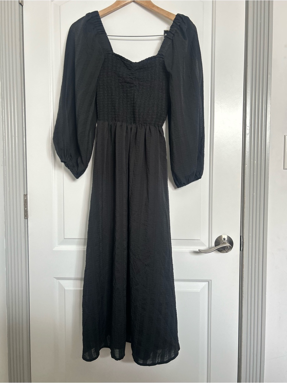 Madewell Lucie Sweetheart Midi Dress Size S Boho Cottage Prairie Coastal Chic - Picture 2 of 15